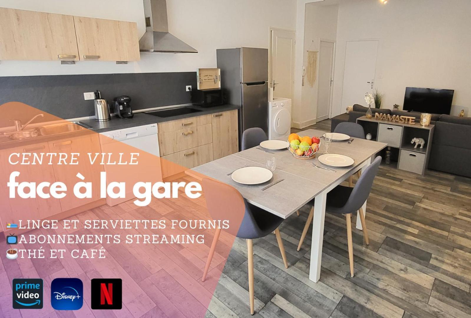 Logement Spacieux - Face A La Gare Et Centre-Ville Epinal Ngoại thất bức ảnh